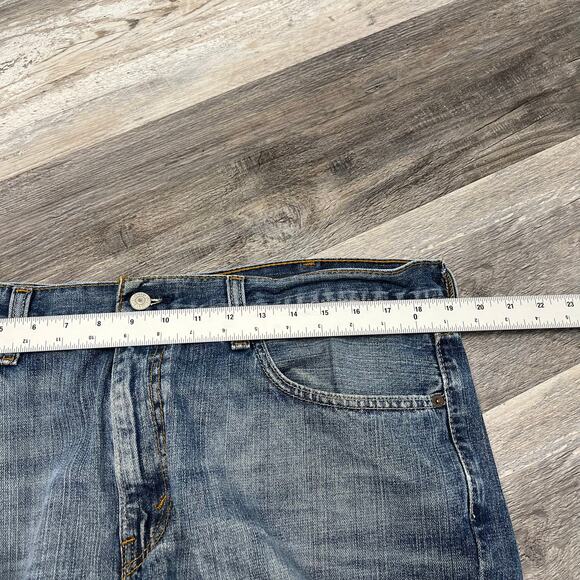 Vintage y2k 2000s Levis 559 Dark Wash Mens 38x32 Relaxed Denim Jeans Red Tab - Picture 9 of 14